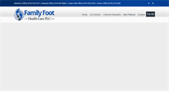 Desktop Screenshot of familyfoothealthcare.com