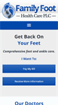 Mobile Screenshot of familyfoothealthcare.com